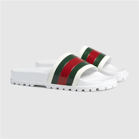 gucci pool slides fake|best deals on gucci slides.